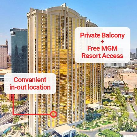 Lady Luck'S Vista - Private Balcony - Full Kitchen - Two Full Baths - Jetted Tub - Full Mgm Grand Resort Access W No Resort Fee At Mgm Signature Лас Вегас Екстериор снимка